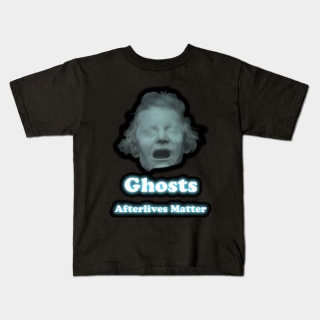 Paranormal Ghosts Folk Horror Kids T-Shirt by Ricardo77